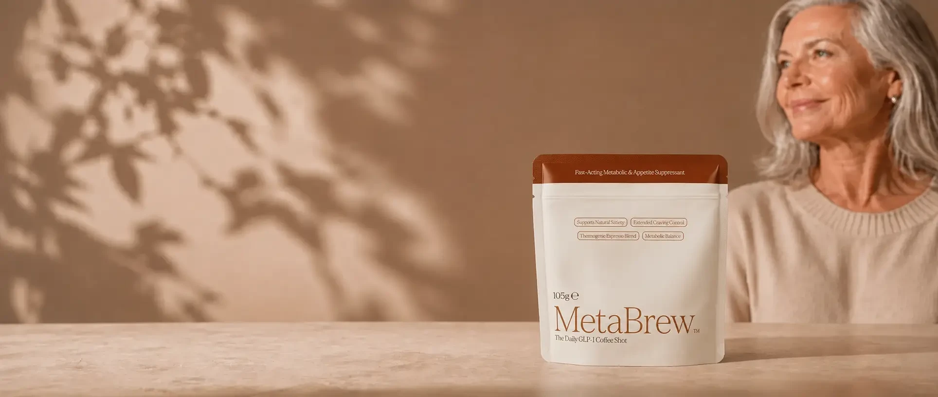 MetaBrew Beutel am Morgen auf dem Tisch
