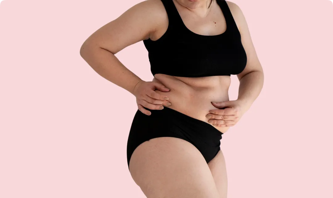 Silhouette de femme en tenue de sport